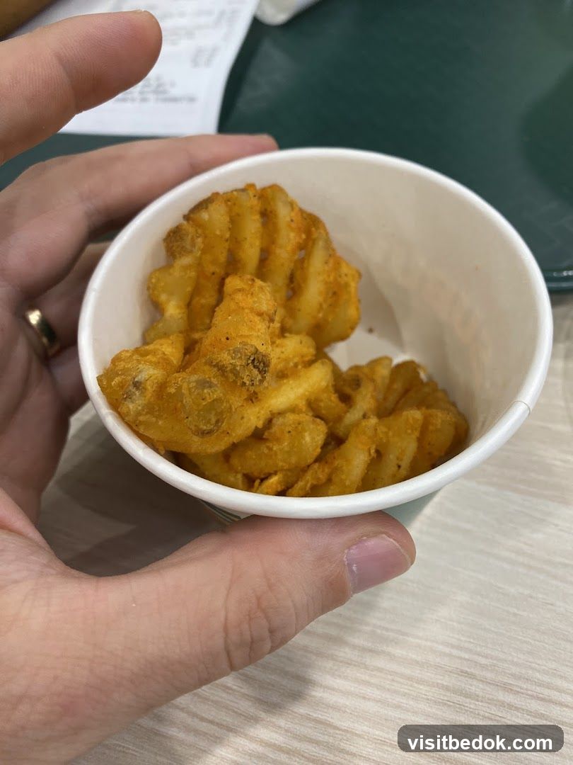 Waffle Fries in a Cup