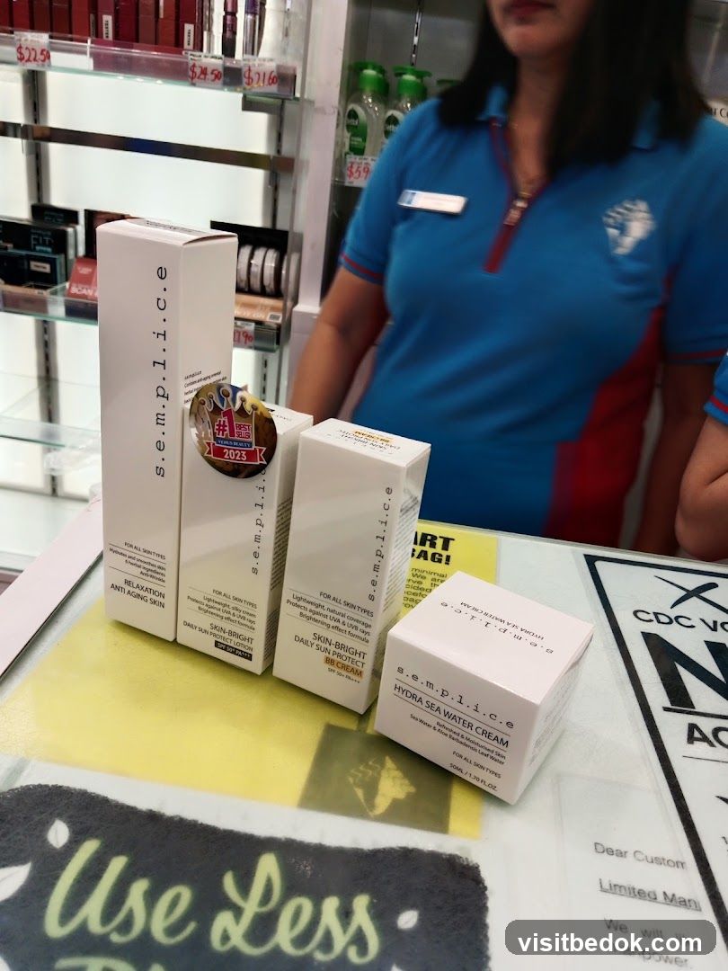 Skincare Products Display