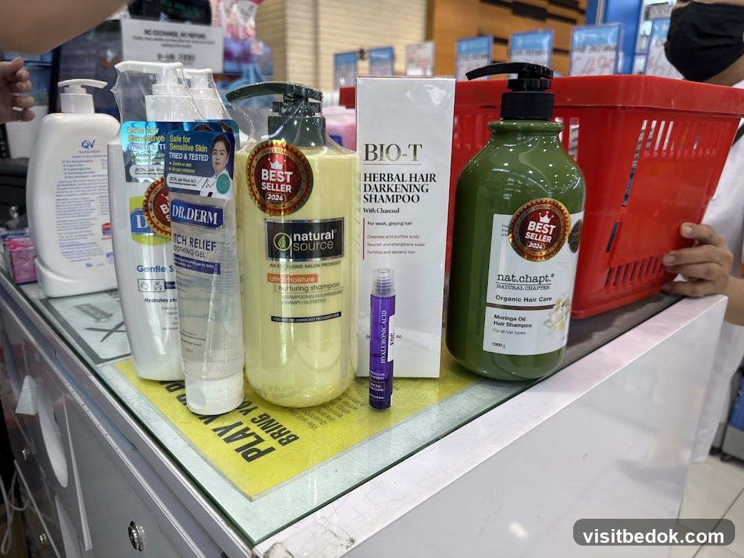 Various Hair and Skin Care Products