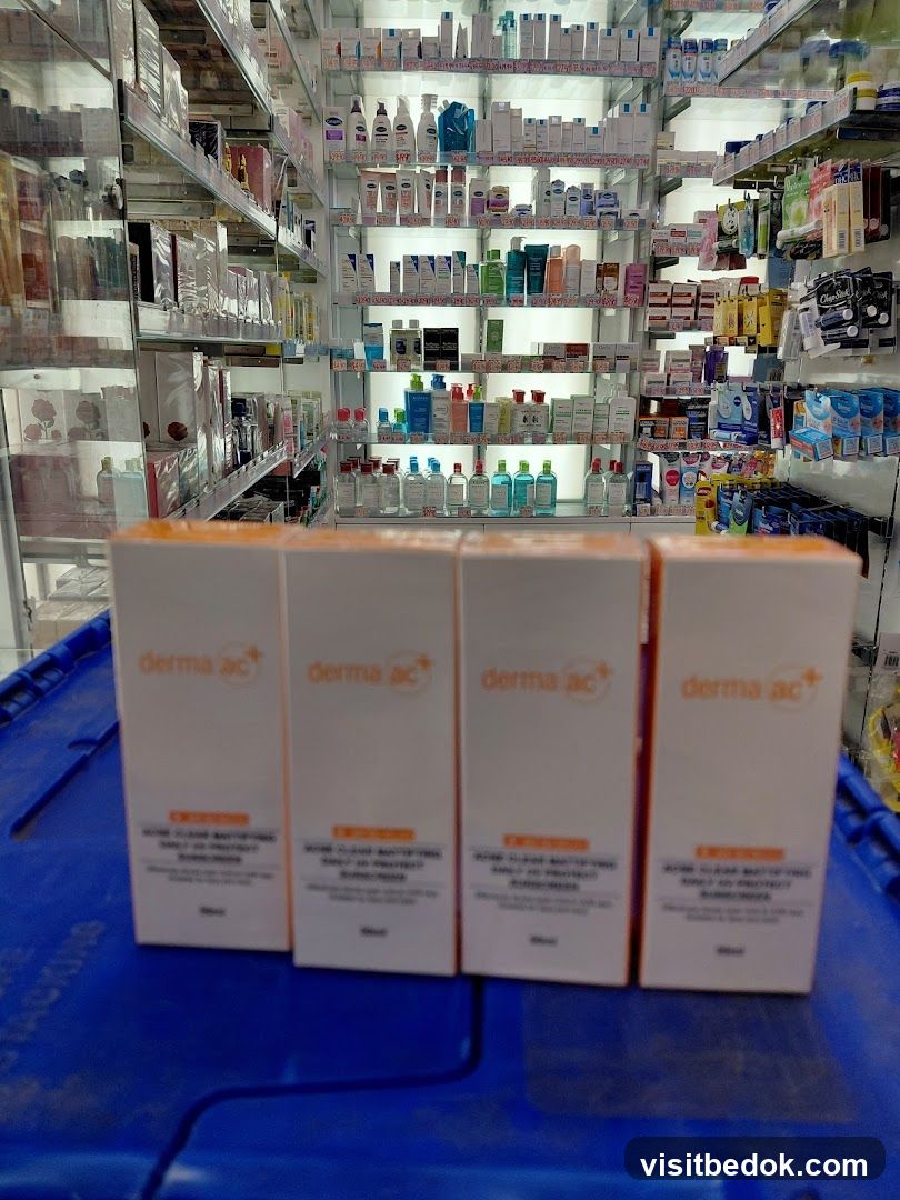 Skincare Products on Shelves
