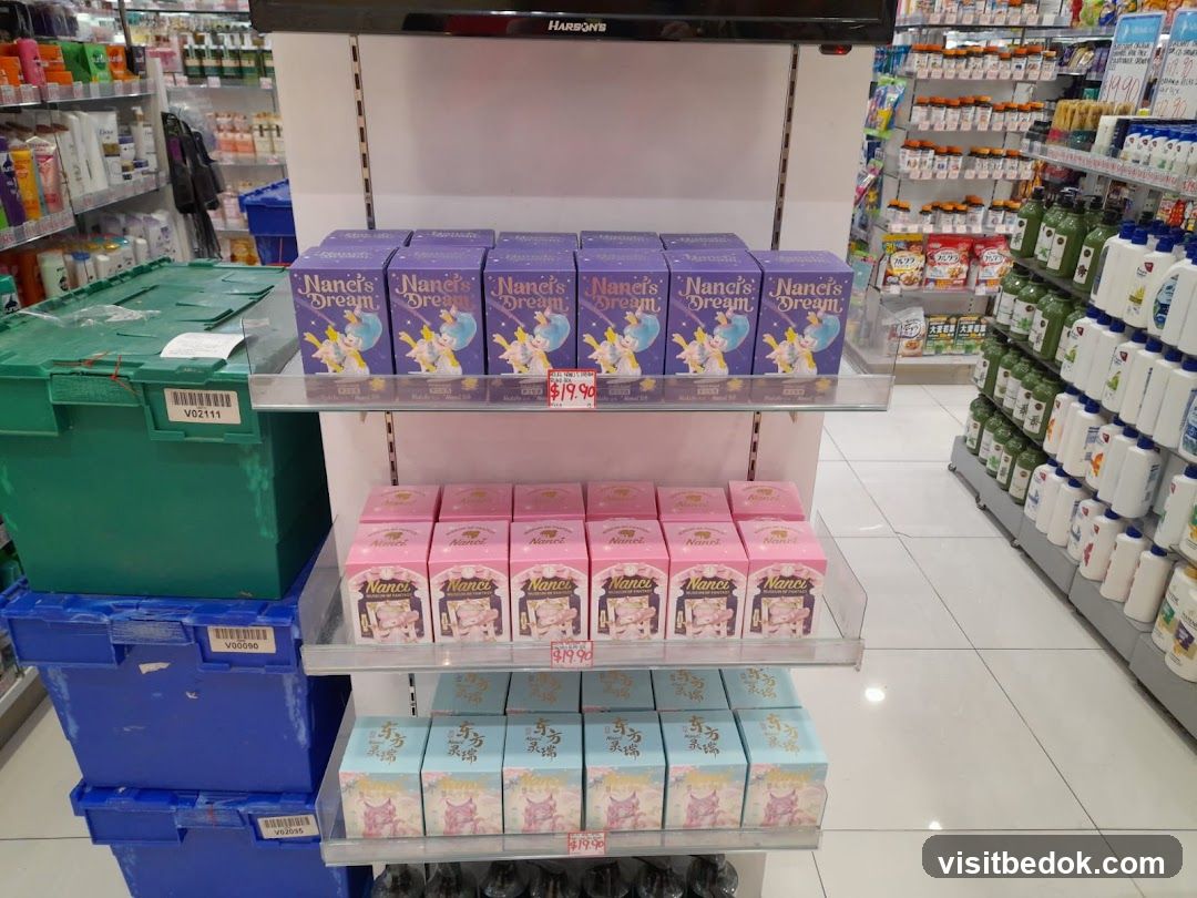 Store Display with Packaged Goods