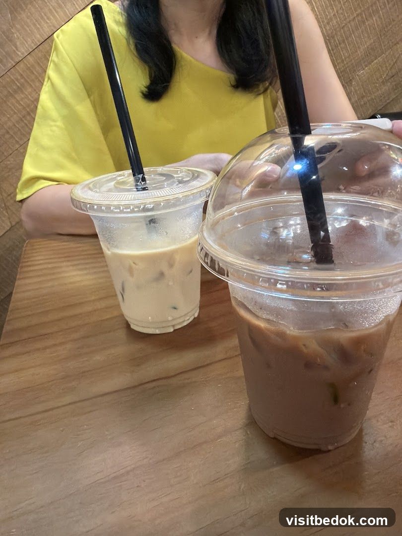 Two Iced Coffee Drinks