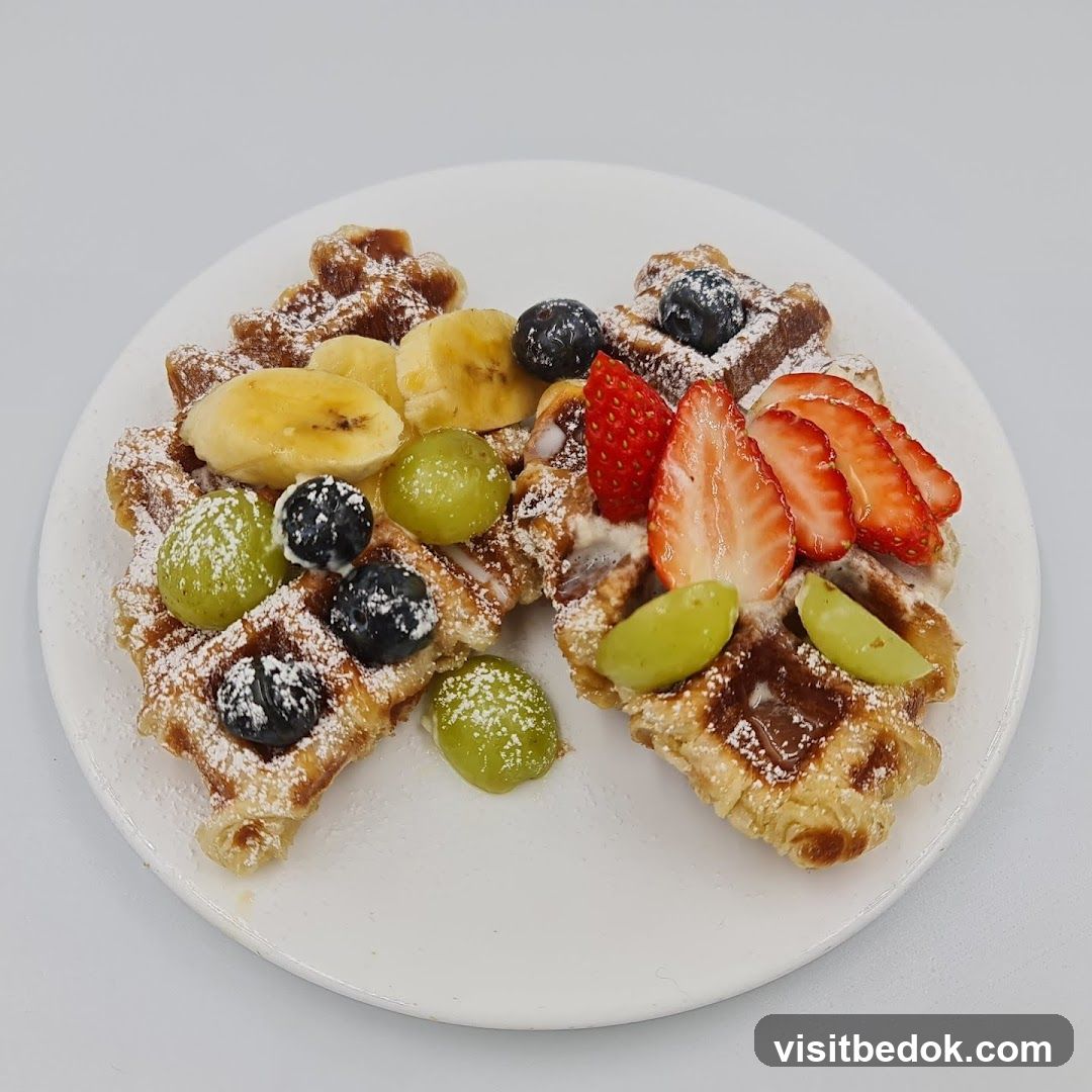 Waffles with Fruit