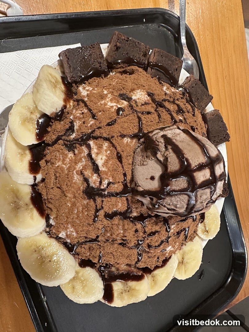 Chocolate Banana Bingsu