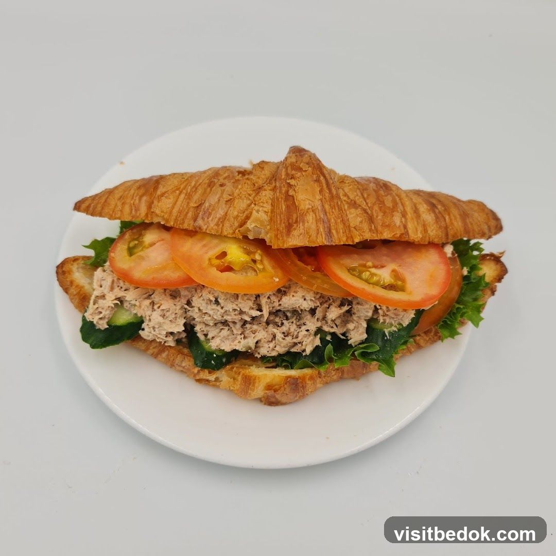 Tuna Croissant Sandwich