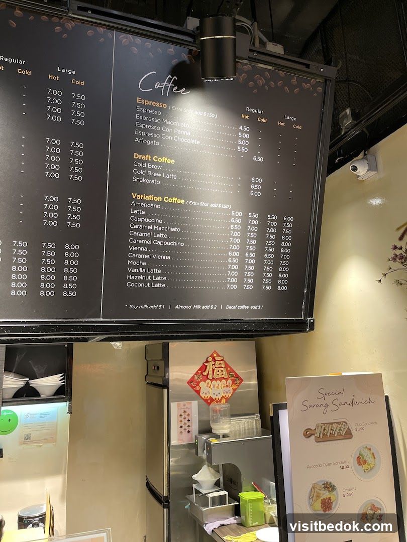 Coffee and Sandwich Menu