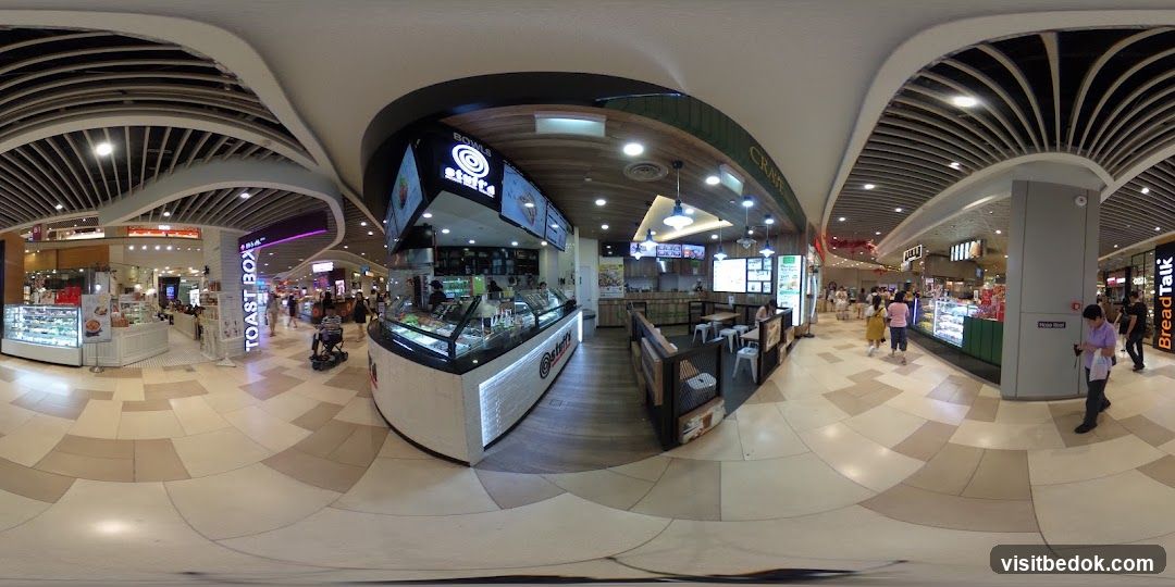 Food court in a mall