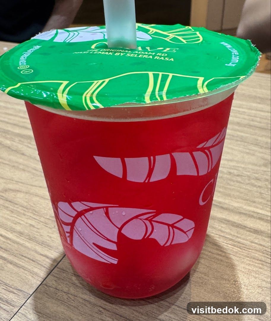 Red Drink with Branded Lid