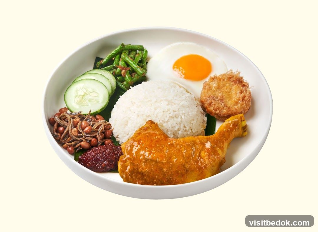Nasi Lemak with Chicken