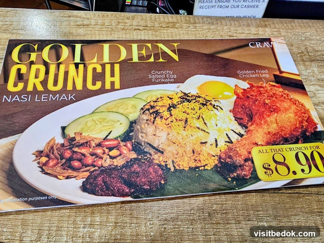 Golden Crunch Nasi Lemak