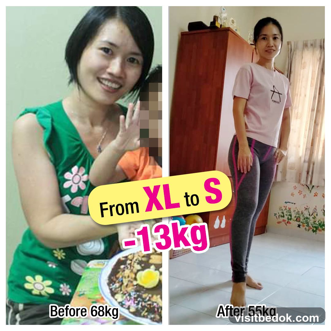 Weight loss transformation