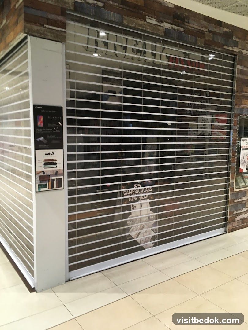 Storefront with Security Grille
