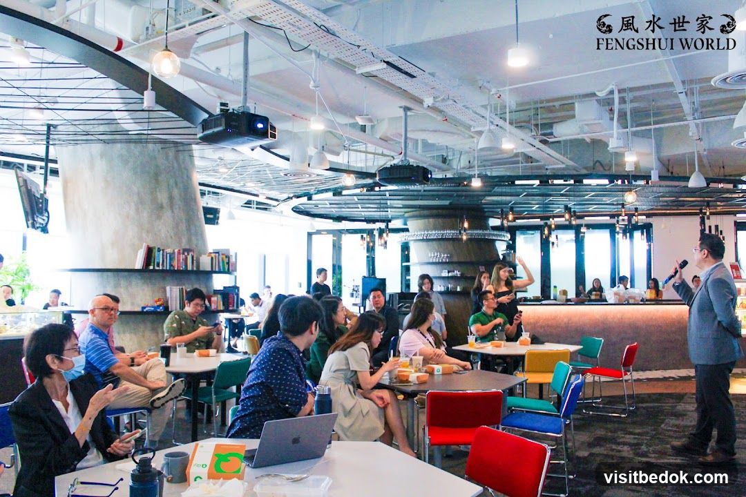 Presentation in a modern office space