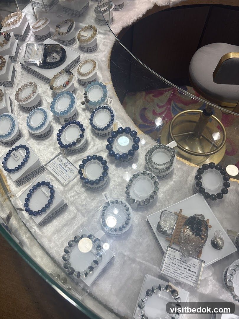 Gemstone Bracelets Display