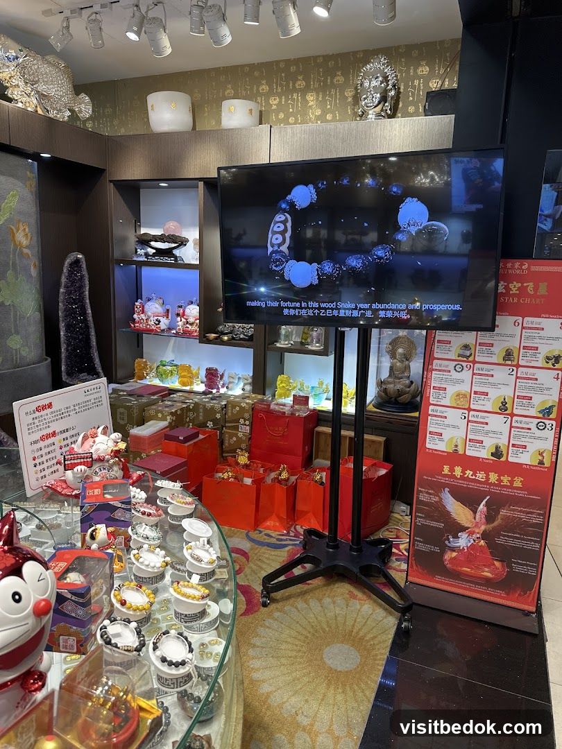 Store Interior with Displayed Items