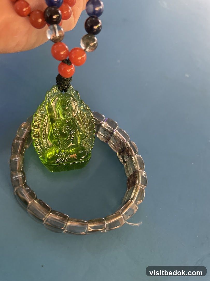 Buddha pendant and bracelet