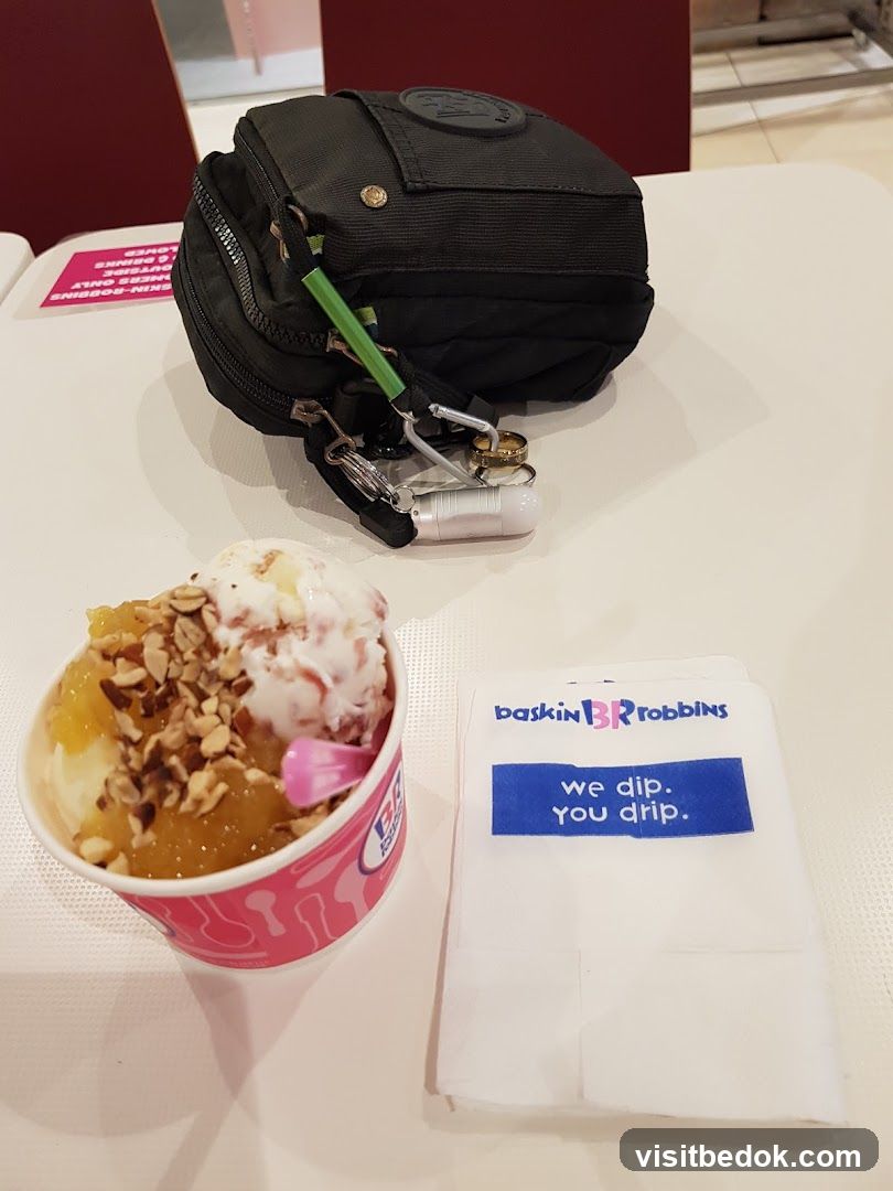 Ice Cream and Napkins
