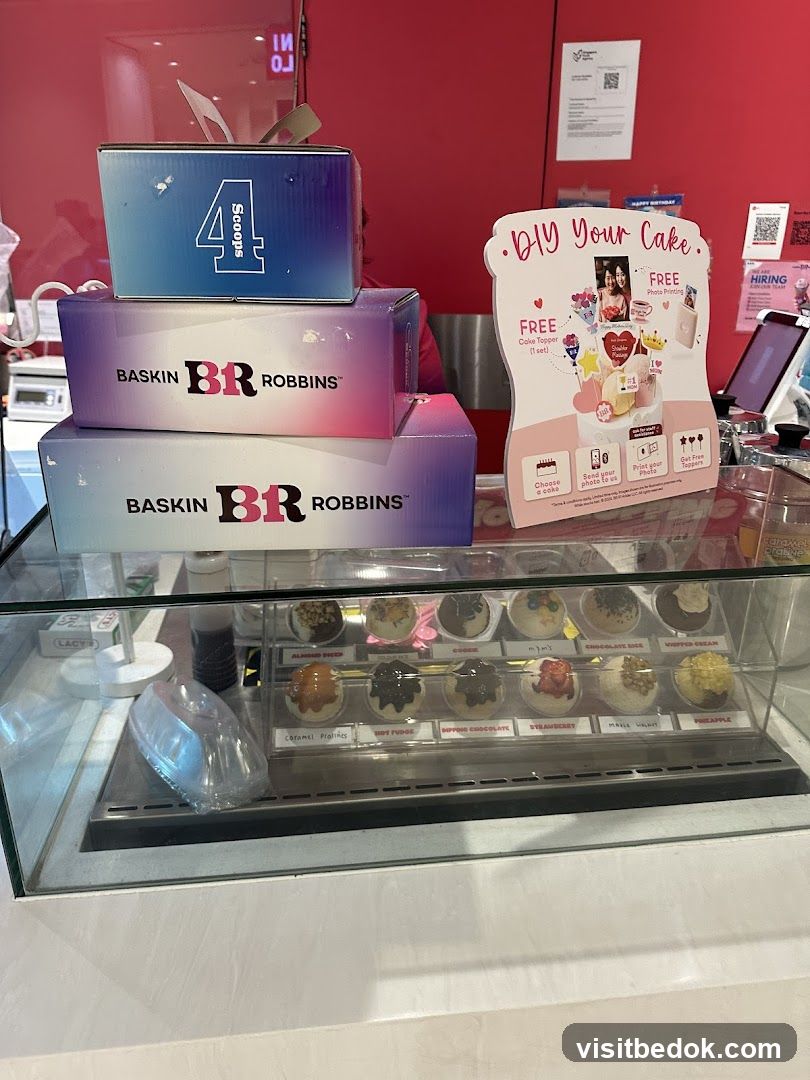 Baskin Robbins Ice Cream Display
