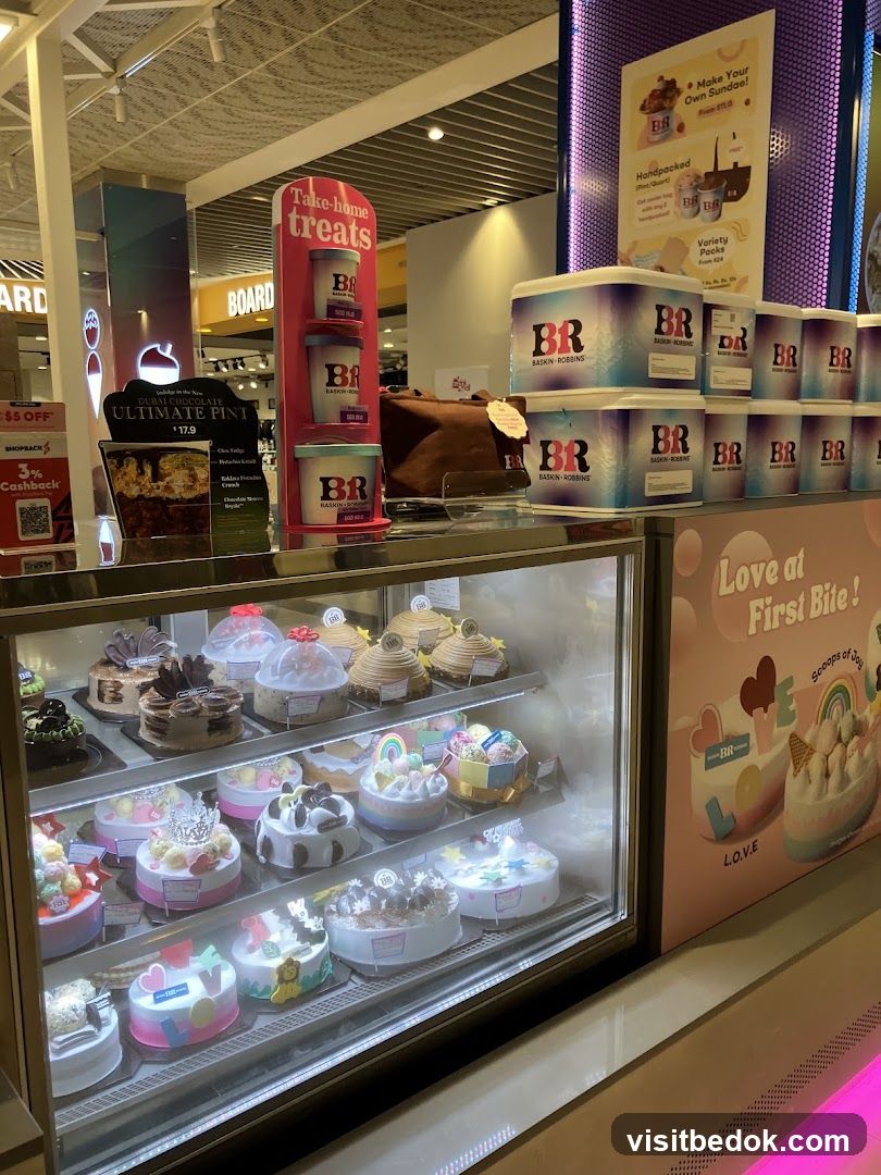 Baskin Robbins Display