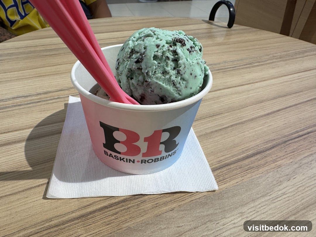 Mint Chocolate Chip Ice Cream Cup