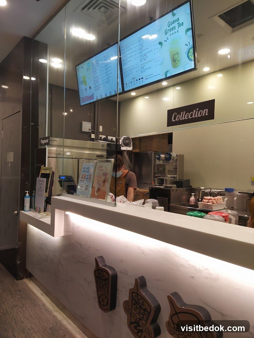 Bubble Tea Shop Counter