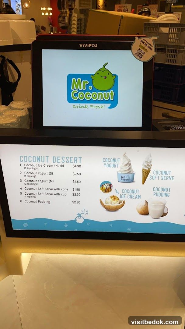 Mr. Coconut Menu