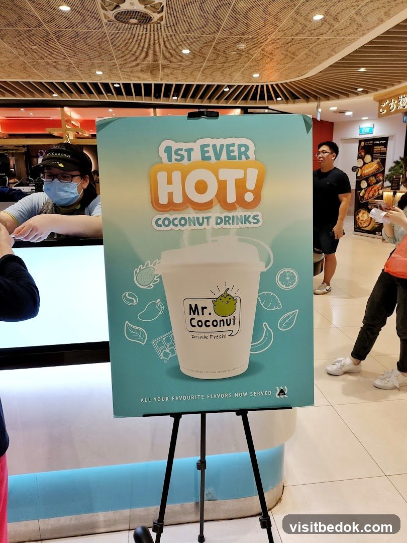 Mr. Coconut Hot Coconut Drinks Advertisement