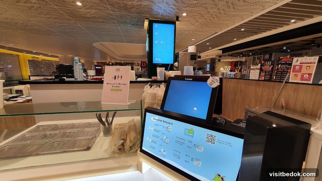Dessert Counter with Digital Menu