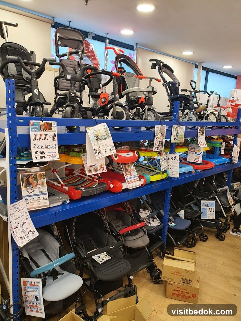 Baby Strollers and Tricycles Display