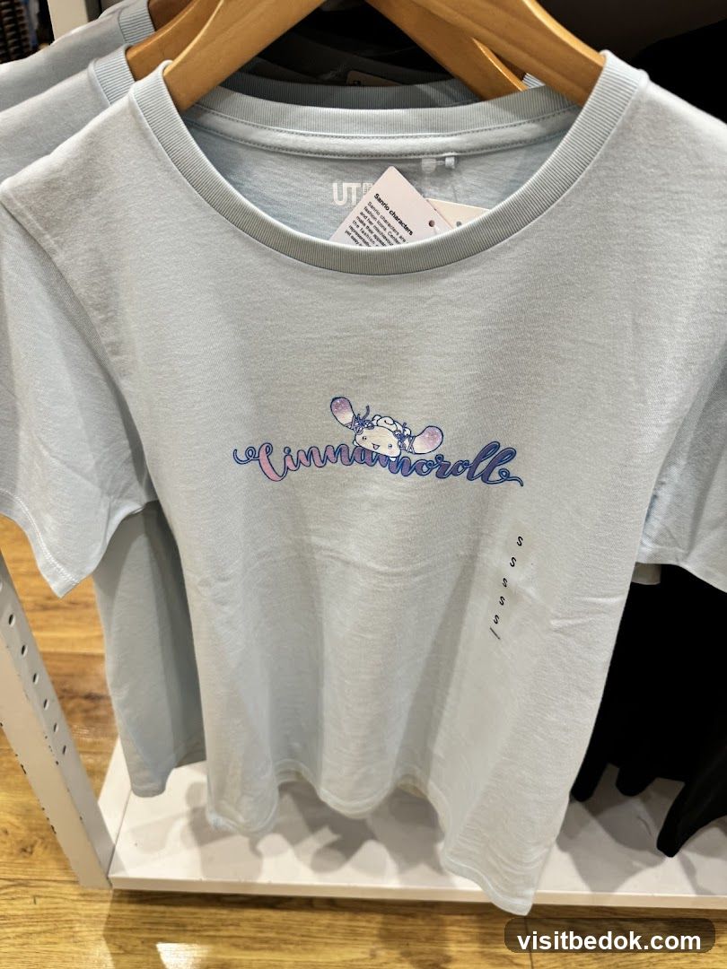 Light Blue T-Shirt with Cinnamoroll Graphic