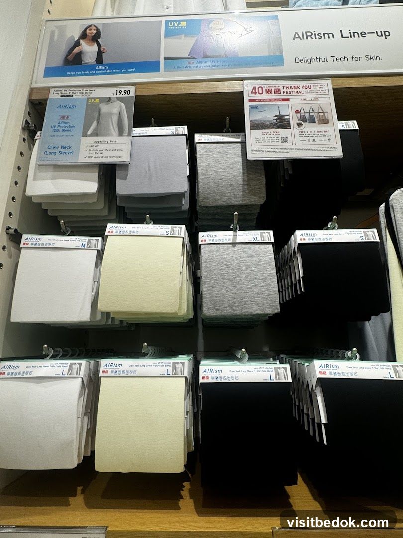 AIRism Clothing Display