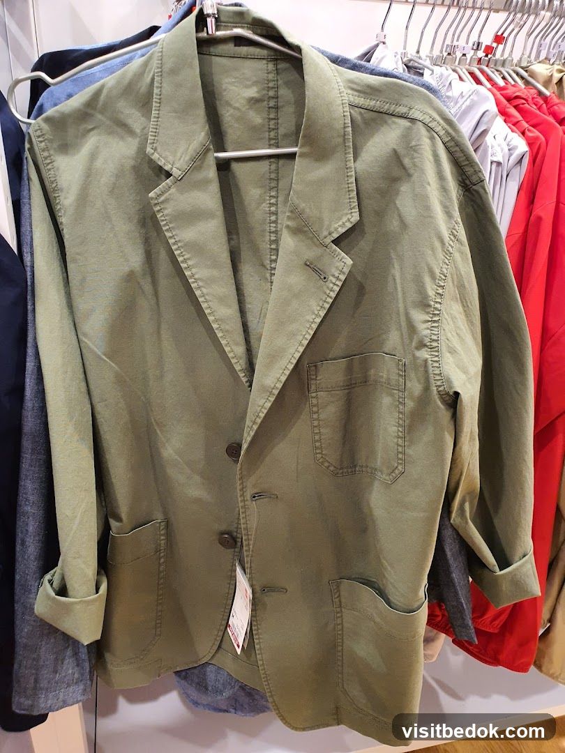 Green Jacket on Hanger