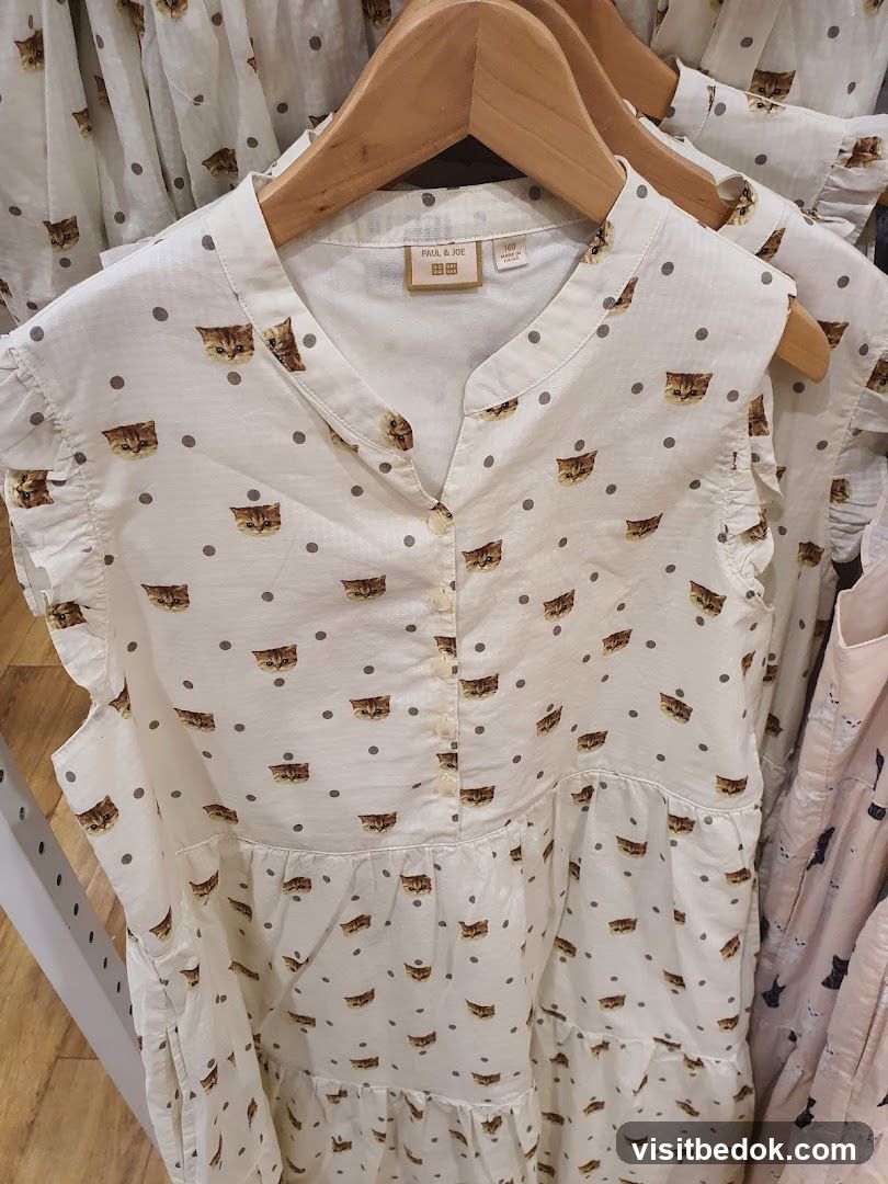 Cat Print Dress