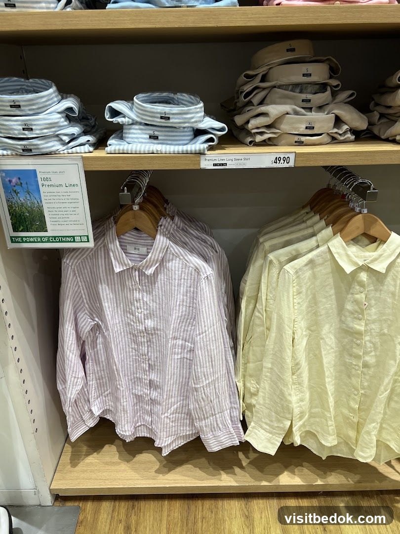 Linen Shirts Display