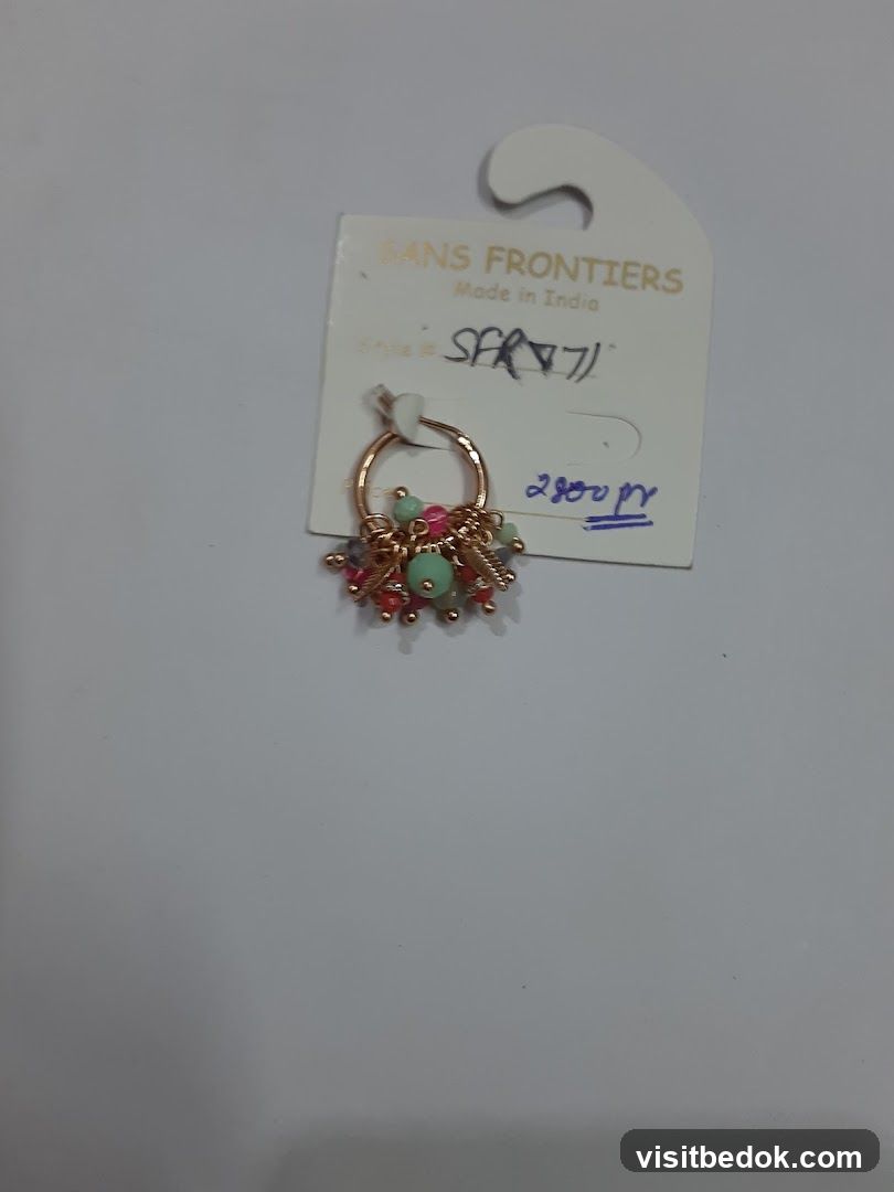 Nose Ring with Beads