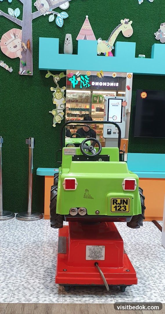 Children's Play Area with Toy Vehicle