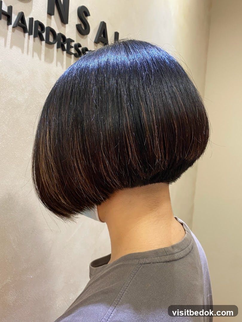 Woman with a Bob Haircut