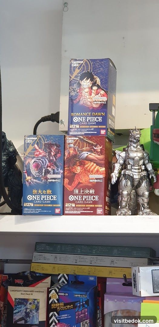 One Piece Card Game Boxes and Figures