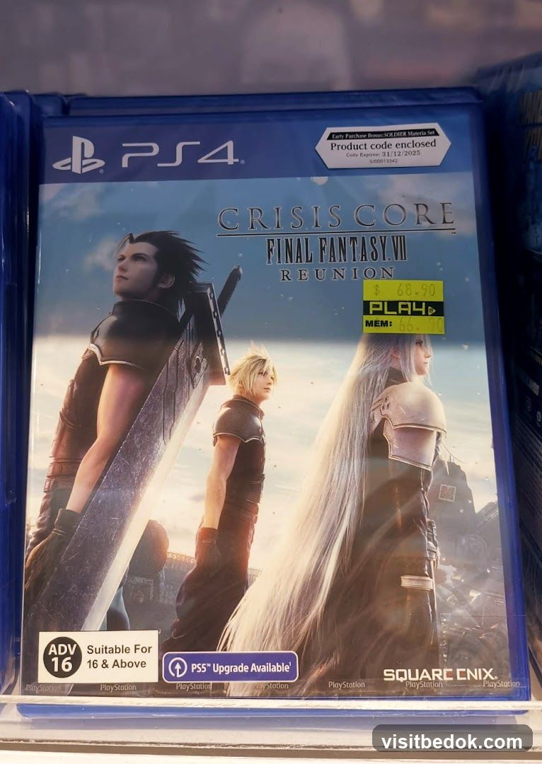 Crisis Core: Final Fantasy VII Reunion PS4 Game