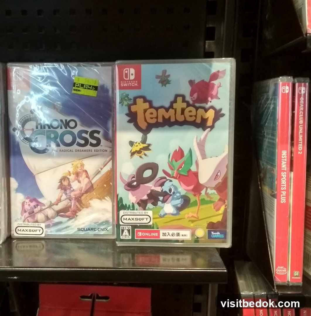 Video Games on Shelf