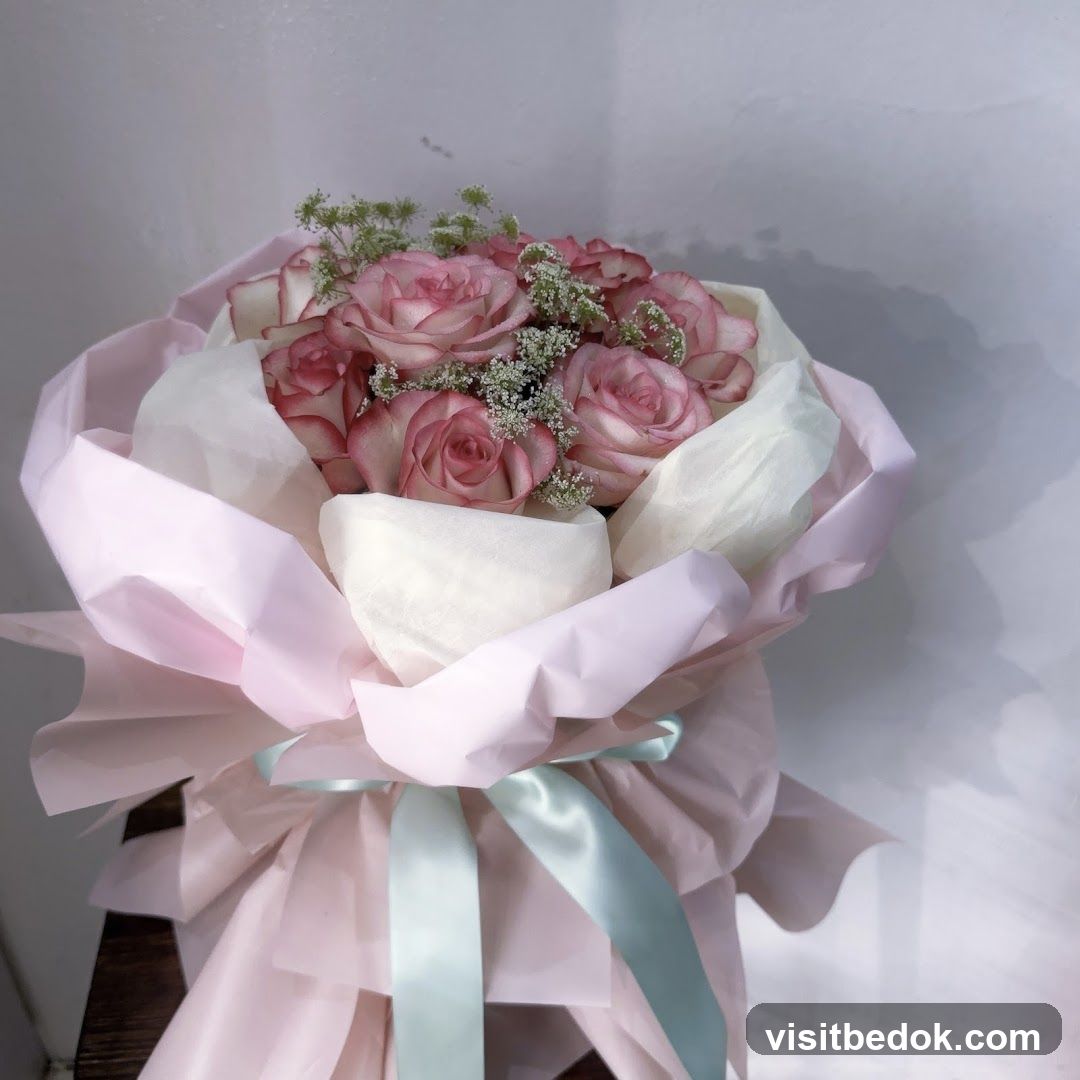 Pink Roses Bouquet