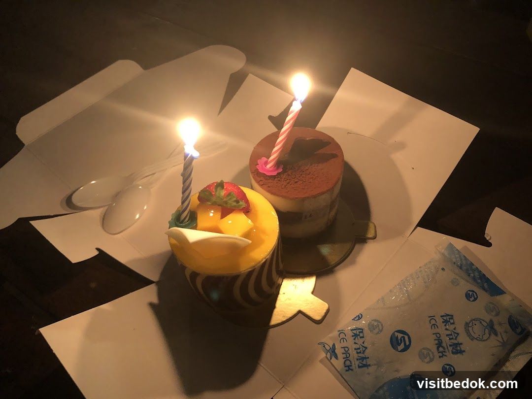 Birthday Cakes with Candles