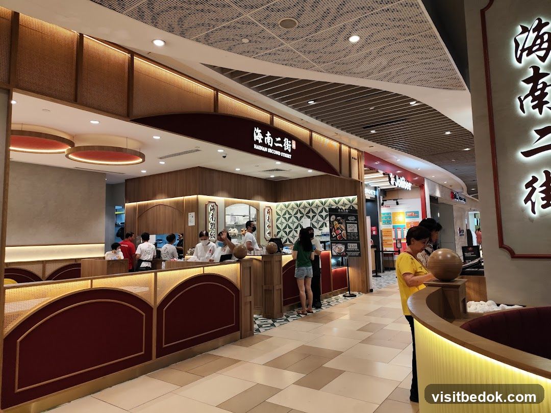 Restaurant Interior with Staff and Customers