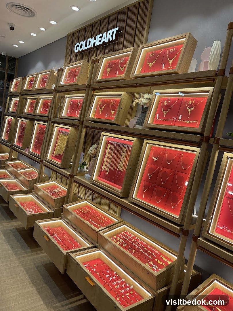 Gold Jewelry Display