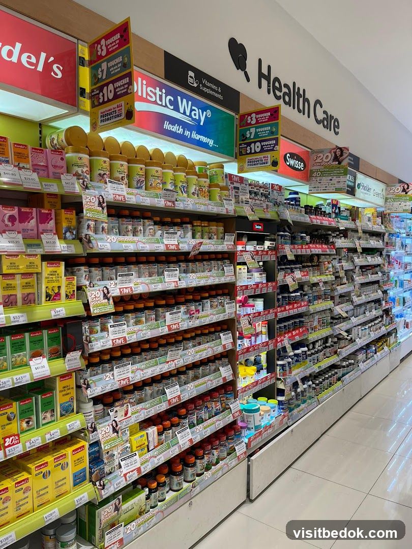 Health and Wellness Products Aisle