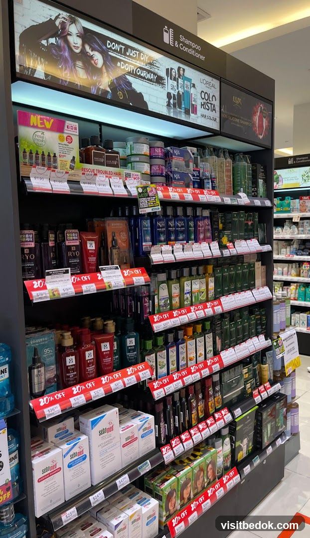 Shampoo and Conditioner Display