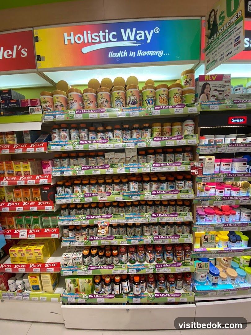Health Supplements Display