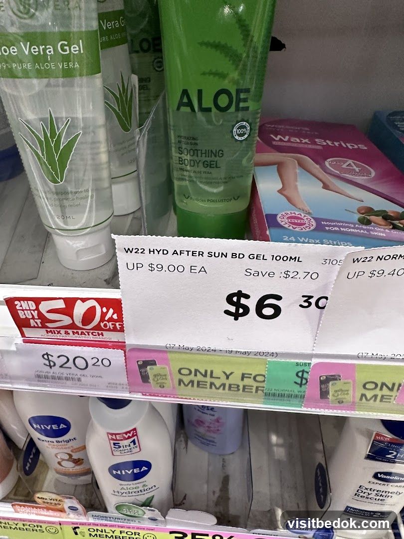 Skincare Products on Shelf