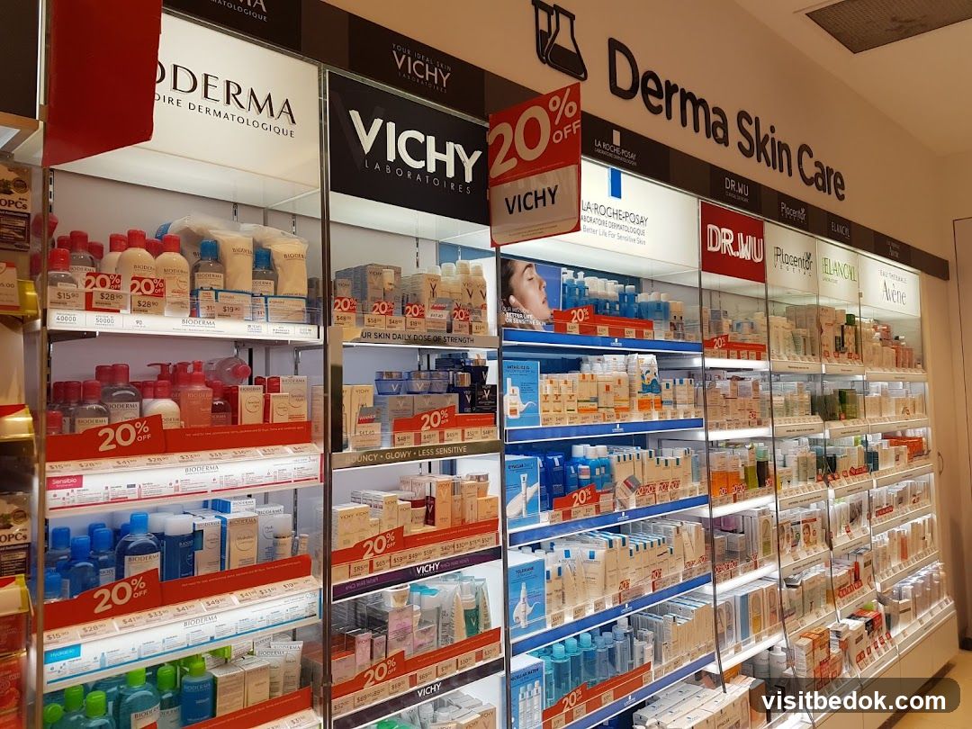 Derma Skin Care Display