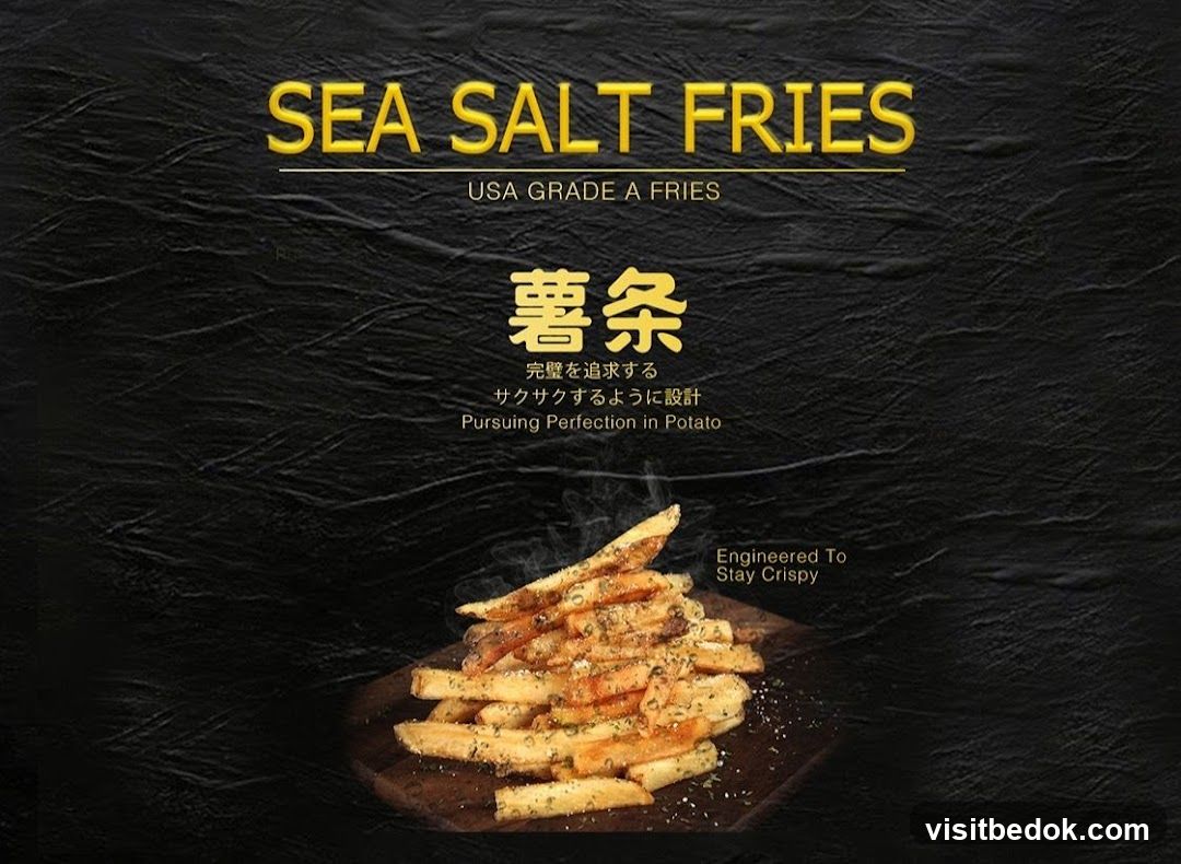 Sea Salt Fries Advertisement